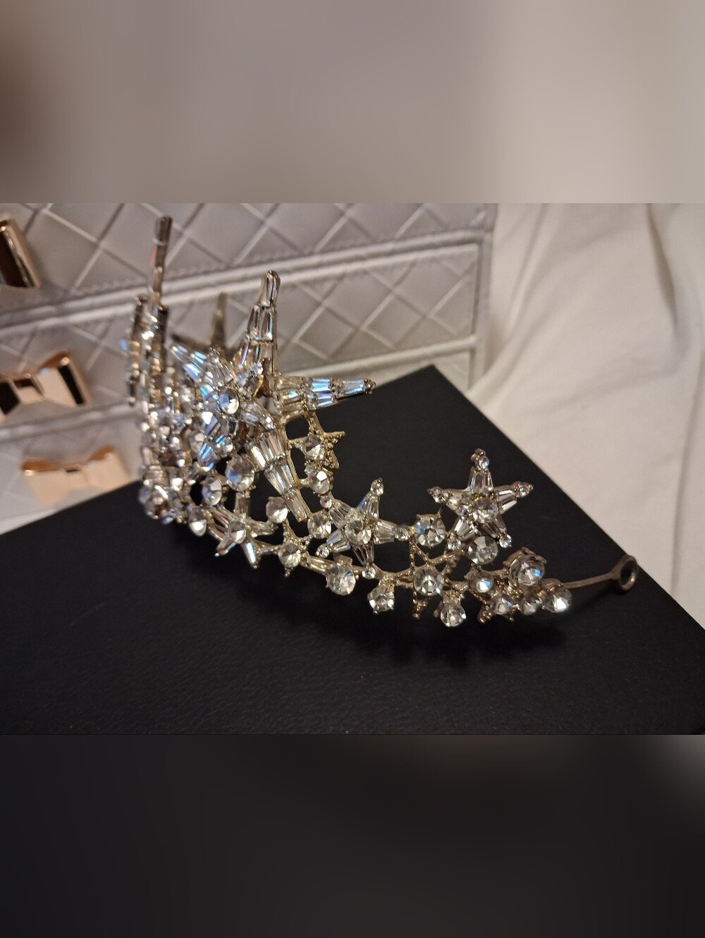 Sparkling Silver Star Tiara - Picture 4 of 5